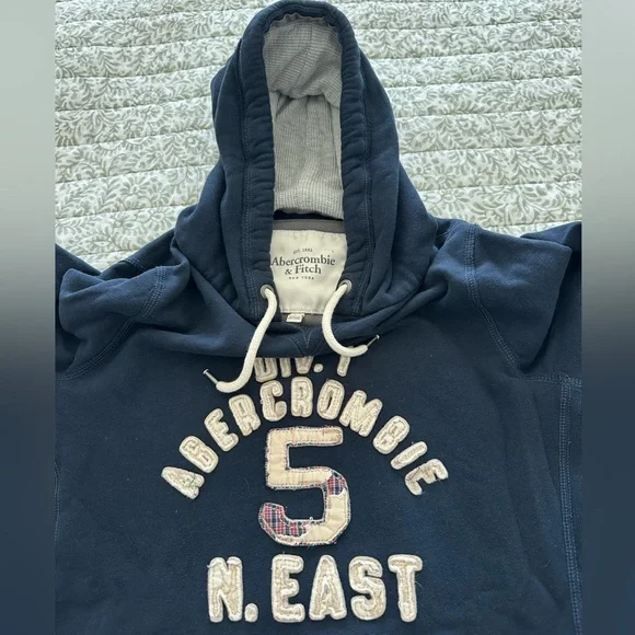 Abercrombie Navy Hoodie - Picture 2 of 6